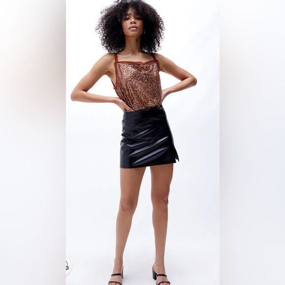 Free people sequin bodysuit gorgeous! NWT $98!! - Picture 2 of 4